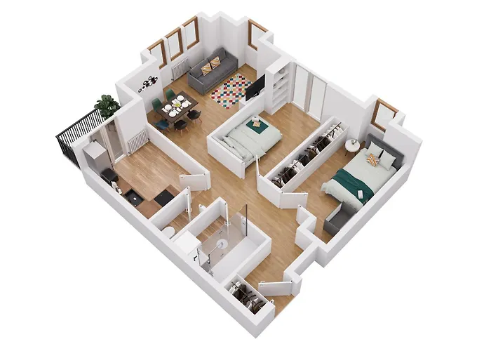 4 Min To Basel - Fully Renovated- Private Parking Space Daire